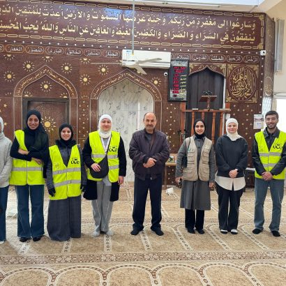 طلبة منصة “نحن” في جامعة إربد الأهلية يُنفذون مُبادرة تَطوعية لخدمة وتَنظيف المساجد في محافظة إربد